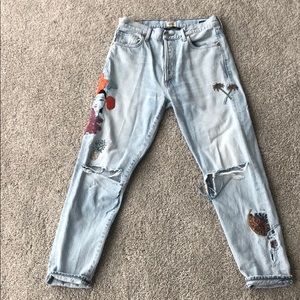 Citizens of humanity embroidered jeans